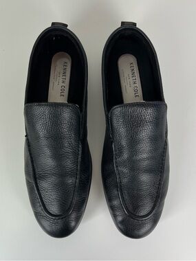 Kenneth Cole Nolan Loafers Black Leather Slip On Dress Shoes Men’s 7